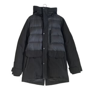 NWOT Vince Camuto Winter Parka Coat, Sherpa Lined, Black, Men's Size Medium